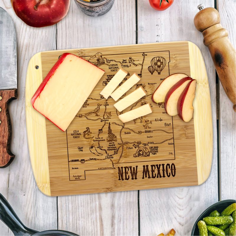 Custom A Slice of Life New Mexico Serving & Cutting Board with your company logo - 1