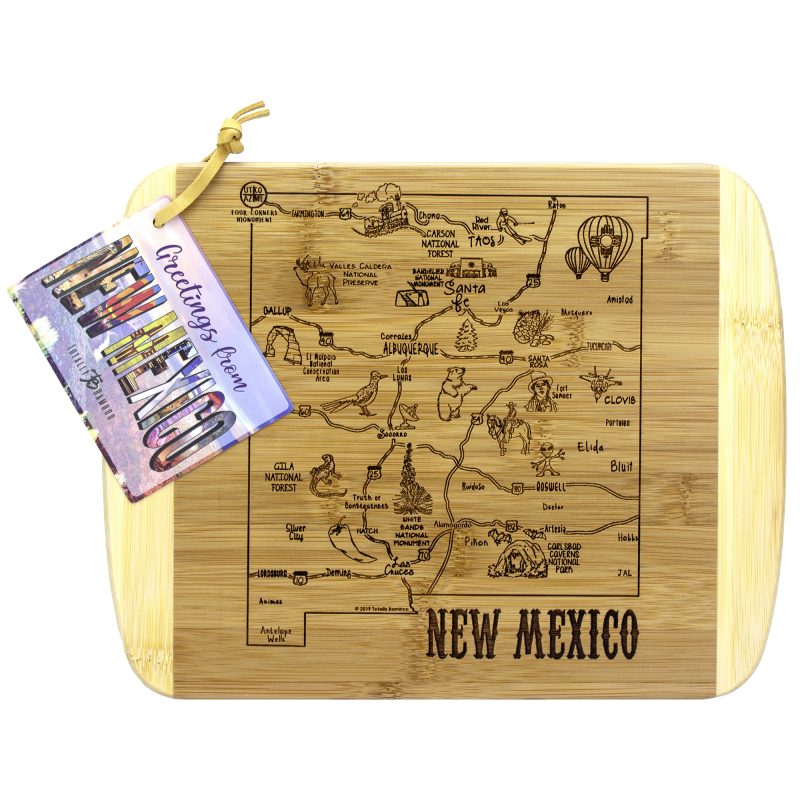 Custom A Slice of Life New Mexico Serving & Cutting Board with your company logo - 2
