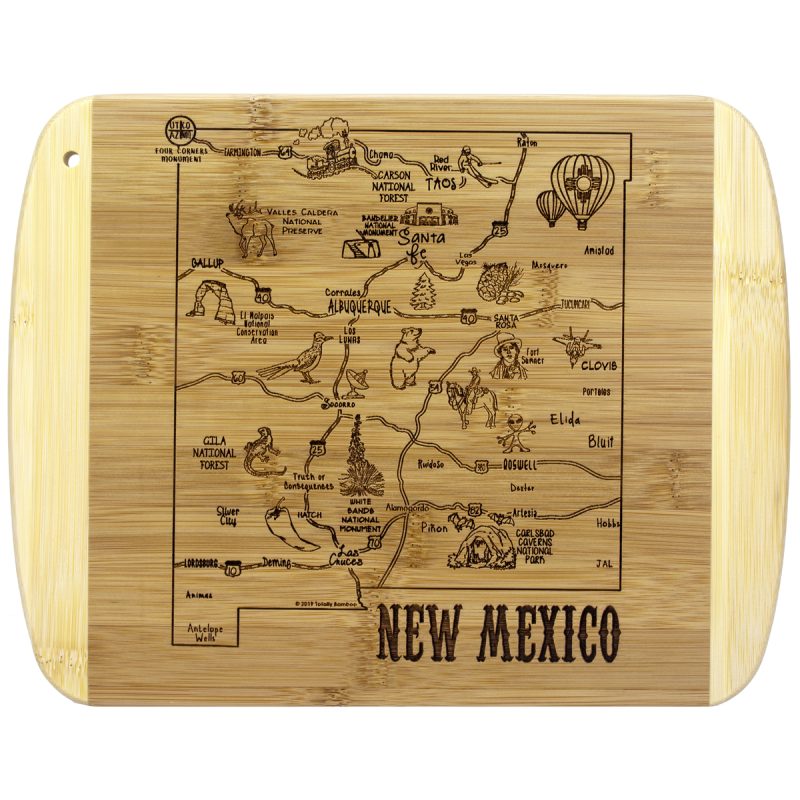 Custom A Slice of Life New Mexico Serving & Cutting Board with your company logo - 4