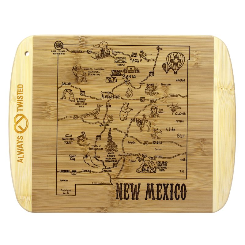 Custom A Slice of Life New Mexico Serving & Cutting Board with your company logo