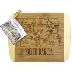 Custom A Slice of Life North Dakota Serving & Cutting Board with your company logo - 2