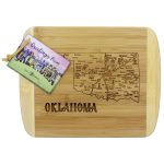 Custom A Slice of Life Oklahoma Serving & Cutting Board with your company logo - 1