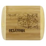 Custom A Slice of Life Oklahoma Serving & Cutting Board with your company logo - 4
