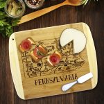 Custom A Slice of Life Pennsylvania Serving & Cutting Board with your company logo - 4