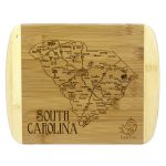 Custom A Slice of Life South Carolina Serving & Cutting Board with your company logo