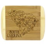 Custom A Slice of Life South Carolina Serving & Cutting Board with your company logo - 4