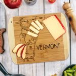 Custom A Slice of Life Vermont Serving & Cutting Board with your company logo - 1