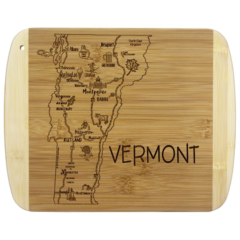 Custom A Slice of Life Vermont Serving & Cutting Board with your company logo - 4