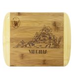 Custom A Slice of Life Virginia Serving & Cutting Board with your company logo