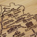Custom A Slice of Life Virginia Serving & Cutting Board with your company logo - 2