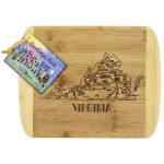 Custom A Slice of Life Virginia Serving & Cutting Board with your company logo - 4