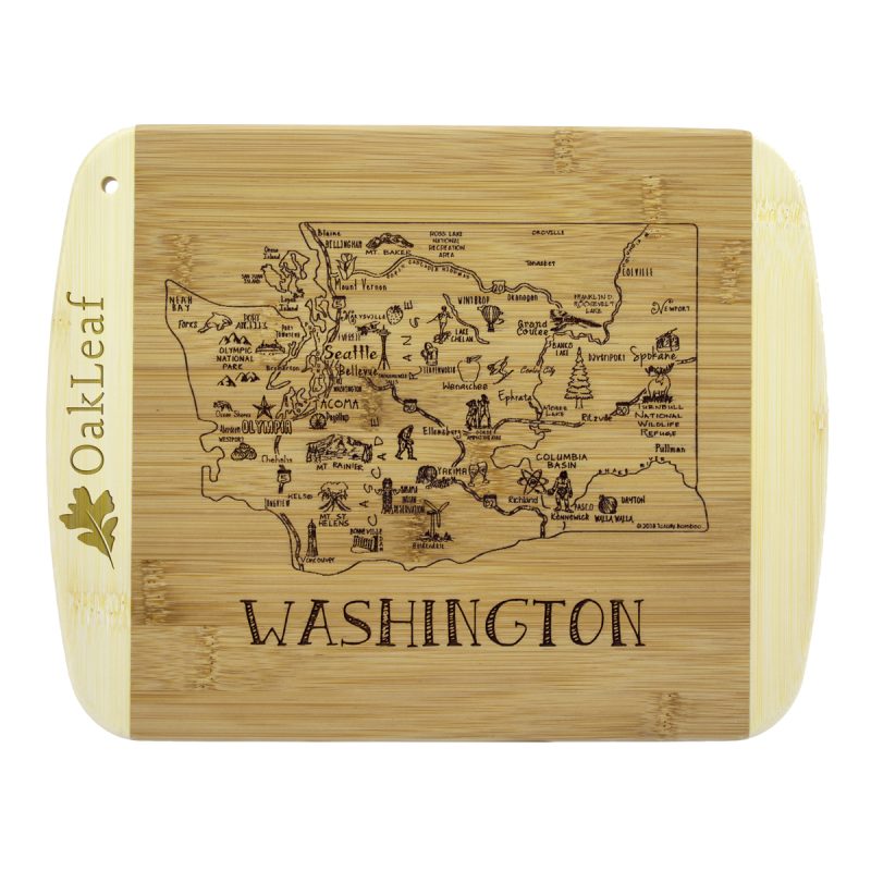 Custom A Slice of Life Washington Serving & Cutting Board with your company logo