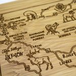 Custom A Slice of Life Wyoming Serving & Cutting Board with your company logo - 3
