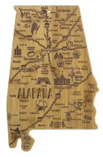 Custom Destination Alabama Cutting & Serving Board with your company logo