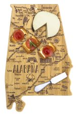 Custom Destination Alabama Cutting & Serving Board with your company logo - 2
