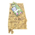 Custom Destination Alabama Cutting & Serving Board with your company logo - 8