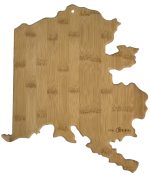 Custom Destination Alaska Cutting & Serving Board with your company logo - 1