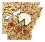 Custom Destination Arkansas Cutting & Serving Board with your company logo - 2