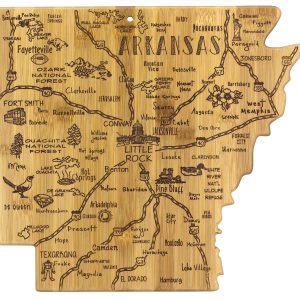 Custom Destination Arkansas Cutting & Serving Board with your company logo