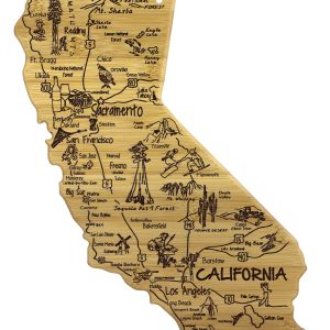 Custom Destination California Cutting & Serving Board with your company logo