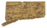 Custom Destination Connecticut Cutting & Serving Board with your company logo