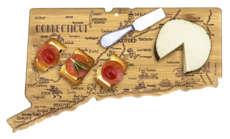 Custom Destination Connecticut Cutting & Serving Board with your company logo - 2