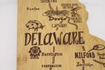 Custom Destination Delaware Cutting & Serving Board with your company logo - 2
