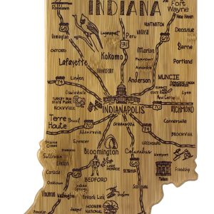 Custom Destination Indiana Cutting & Serving Board with your company logo