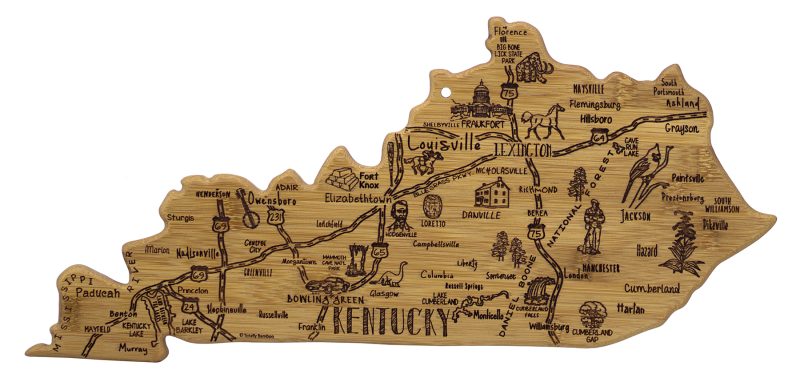 Destination-Kentucky-Cutting-Serving-Board-20-8097 Custom Destination Kentucky Cutting & Serving Board with your company logo