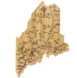 Custom Destination Maine Cutting & Serving Board with your company logo