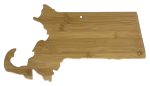 Custom Destination Massachusetts Cutting & Serving Board with your company logo - 1