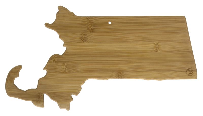 Custom Destination Massachusetts Cutting & Serving Board with your company logo - 1
