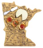 Custom Destination Minnesota Cutting & Serving Board with your company logo - 2