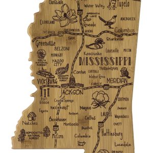 Custom Destination Mississippi Cutting & Serving Board with your company logo