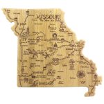 Custom Destination Missouri Cutting & Serving Board with your company logo