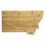 Custom Destination Montana Cutting & Serving Board with your company logo - 1