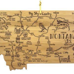 Custom Destination Montana Cutting & Serving Board with your company logo