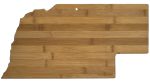 Custom Destination Nebraska Cutting & Serving Board with your company logo - 1
