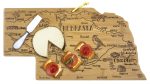 Custom Destination Nebraska Cutting & Serving Board with your company logo - 2