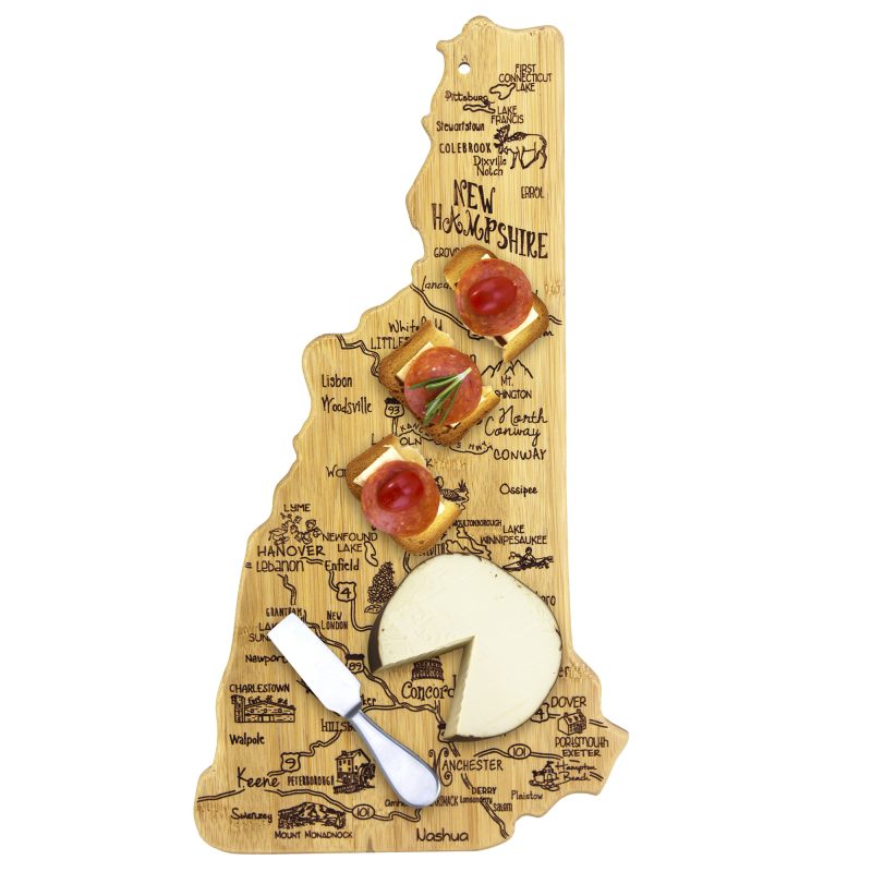 Custom Destination New Hampshire Cutting & Serving Board with your company logo - 2