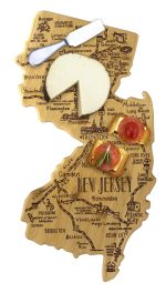 Custom Destination New Jersey Cutting & Serving Board with your company logo - 4