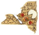 Custom Destination New York Cutting & Serving Board with your company logo - 2