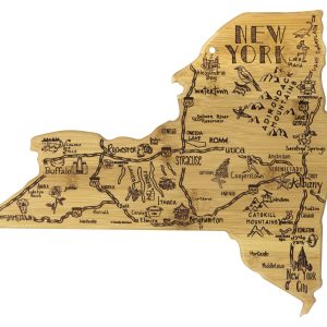 Custom Destination New York Cutting & Serving Board with your company logo
