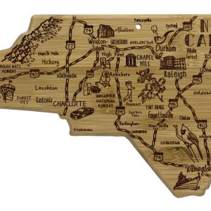 Custom Destination North Carolina Cutting & Serving Board with your company logo
