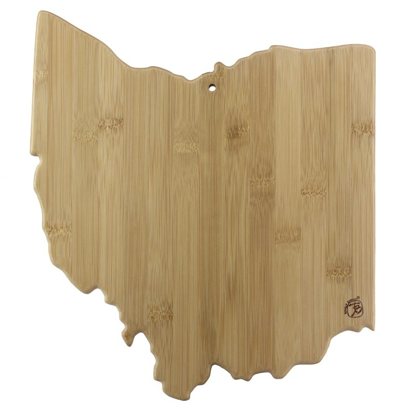Custom Destination Ohio Cutting & Serving Board with your company logo - 1