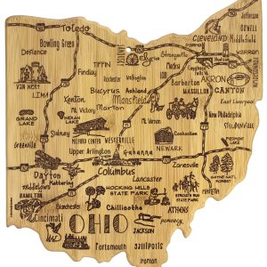 Custom Destination Ohio Cutting & Serving Board with your company logo