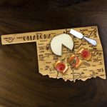 Custom Destination Oklahoma Cutting & Serving Board with your company logo - 2