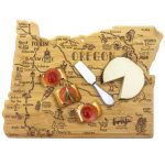 Custom Destination Oregon Cutting & Serving Board with your company logo - 2