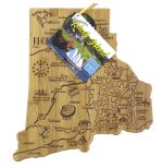 Custom Destination Rhode Island Cutting & Serving Board with your company logo - 2