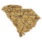 Custom Destination South Carolina Cutting & Serving Board with your company logo